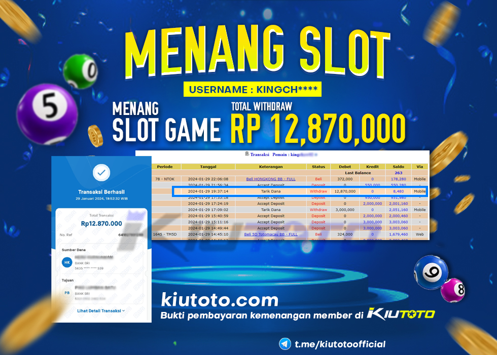 JACKPOT SLOT 12 JT DIBAYAR KIUTOTO SECEPAT KILAT